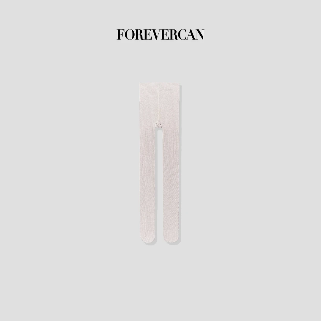 FOREVERCAN【新款彩蛋】燕麦奶茶色加厚连体裤袜 SS26018