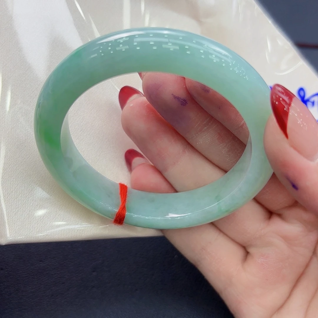 翡翠手镯未镶嵌手镯53.6/54