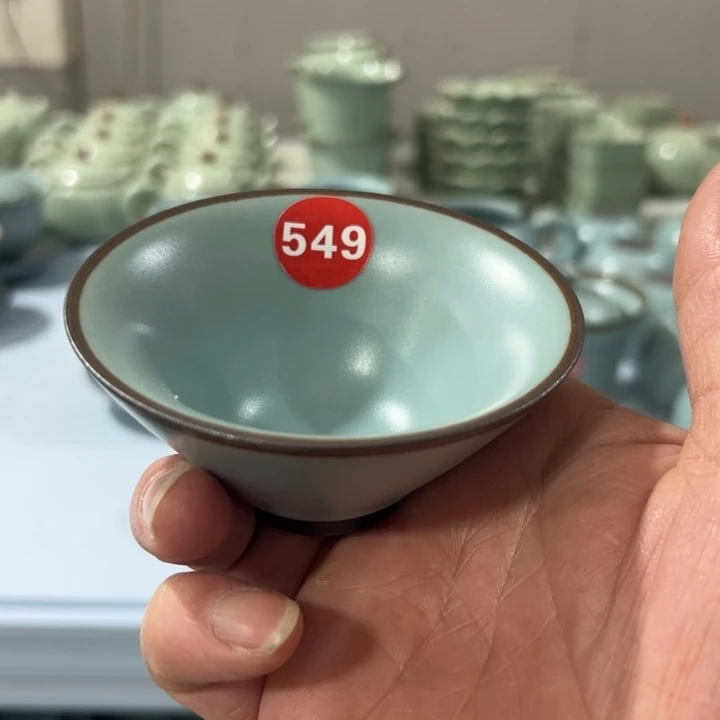 微瑕陶瓷茶壶茶杯家用