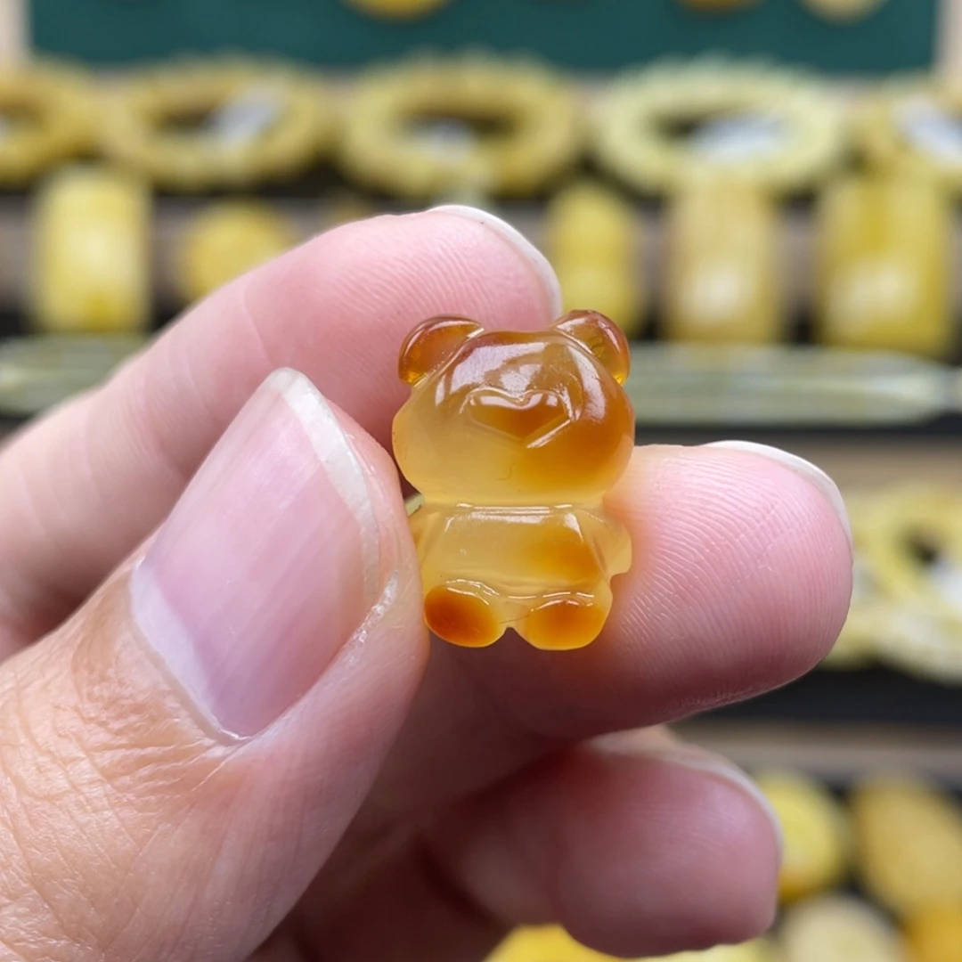 琥珀裸石未镶嵌琥珀蜜蜡