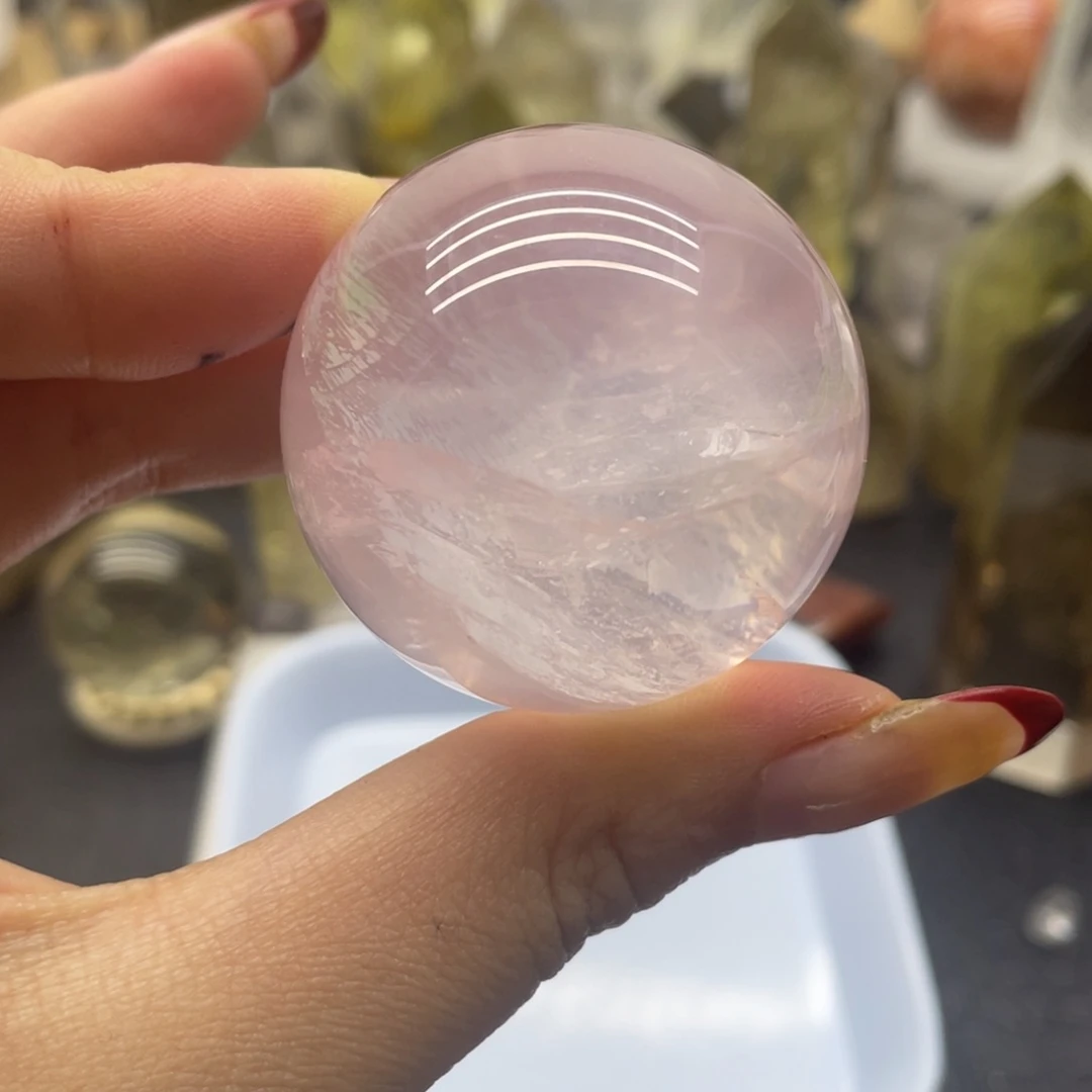 水晶46未镶嵌?****?粉水晶球