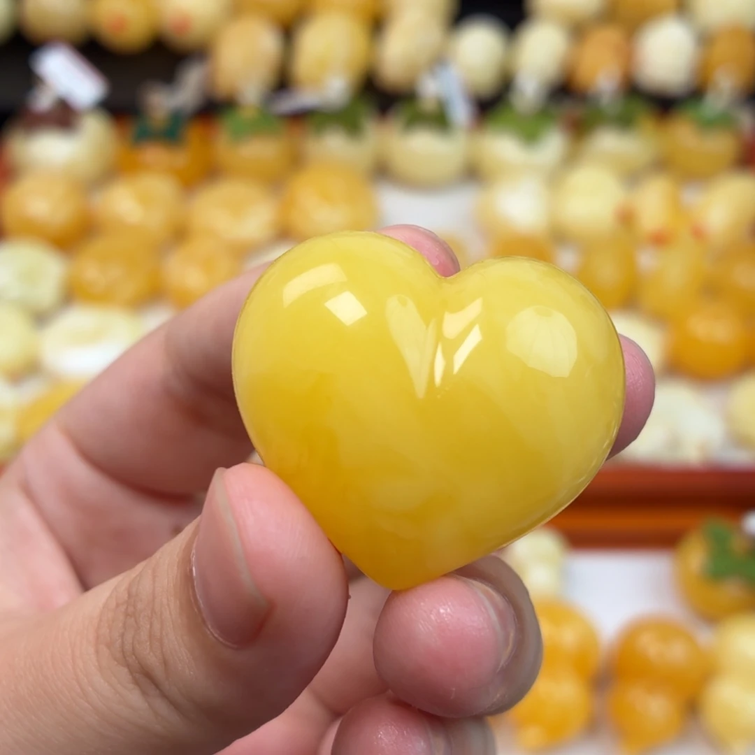 蜜蜡未镶嵌毛衣链蜜蜡