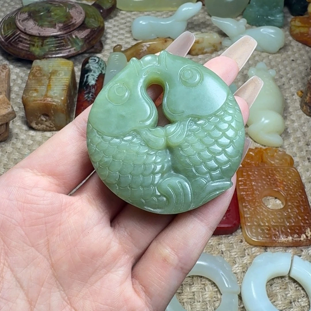 吊坠白玉菩提挂件