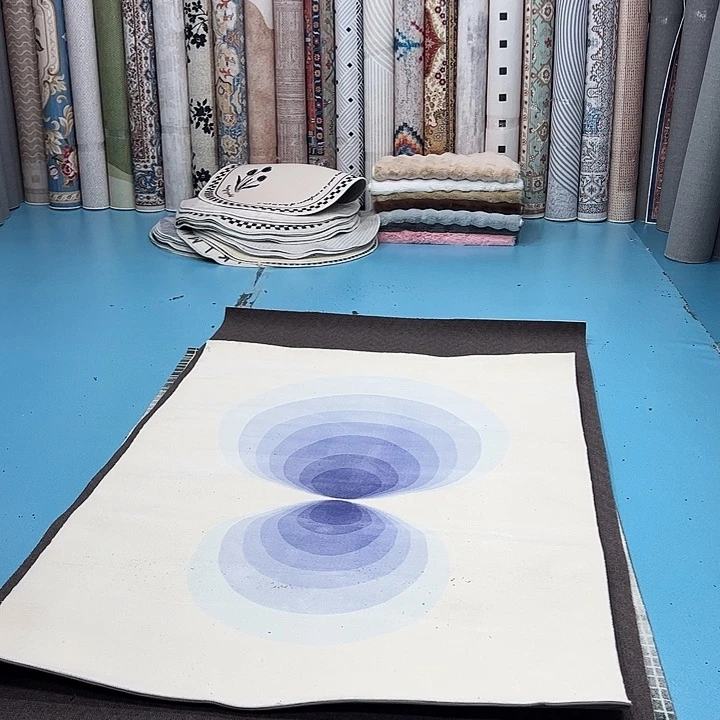 混纺140×200手工丙纶瑕疵特价尺寸误差正负1-3厘米