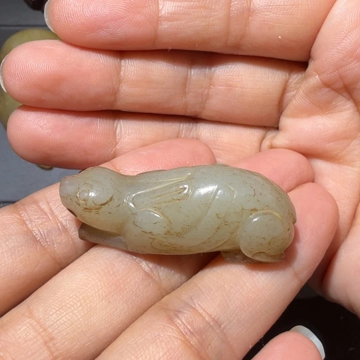 阿***饶和田玉未镶嵌挂件