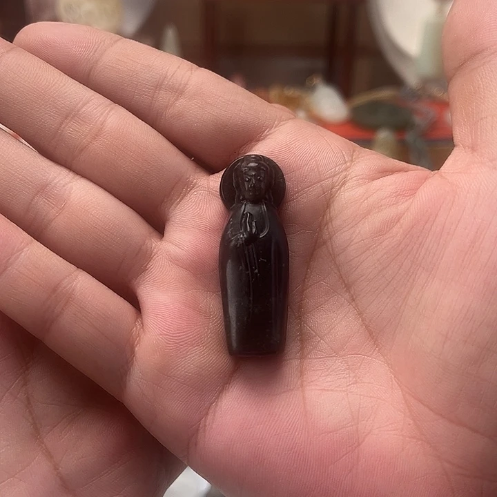 颈饰未镶嵌和田玉素衣观音