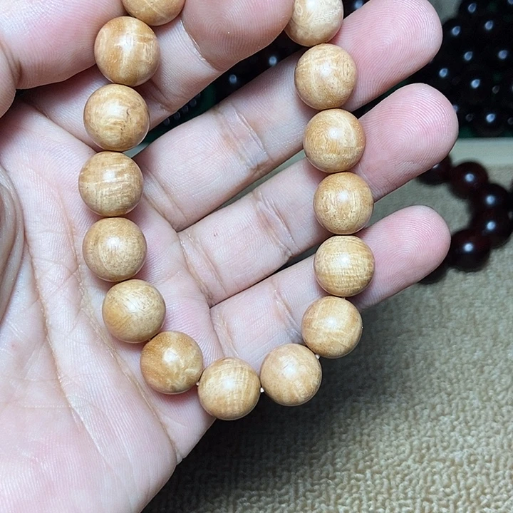 明***ᥭ小叶紫檀手串/手链1.2白皮