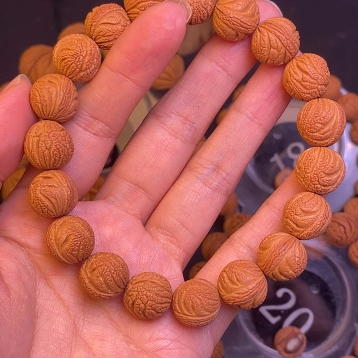 桃核吊坠秦岭龙纹桃核22