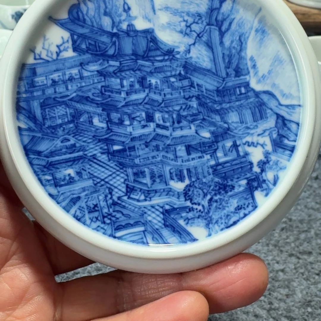 现代景德镇陶瓷手绘茶具