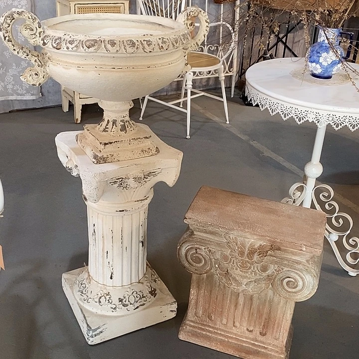 有机玻璃氧化镁三件花盆一起