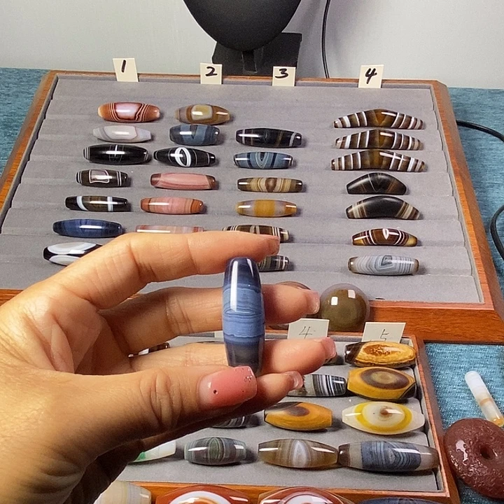 玛瑙/玉髓合金颈饰