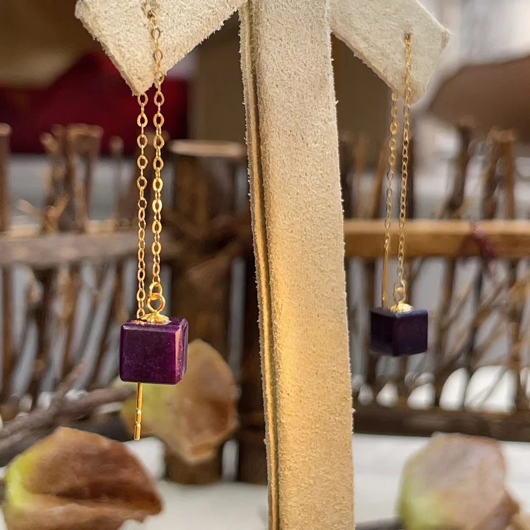 舒俱来方糖耳线/6*6mm/AZB1520