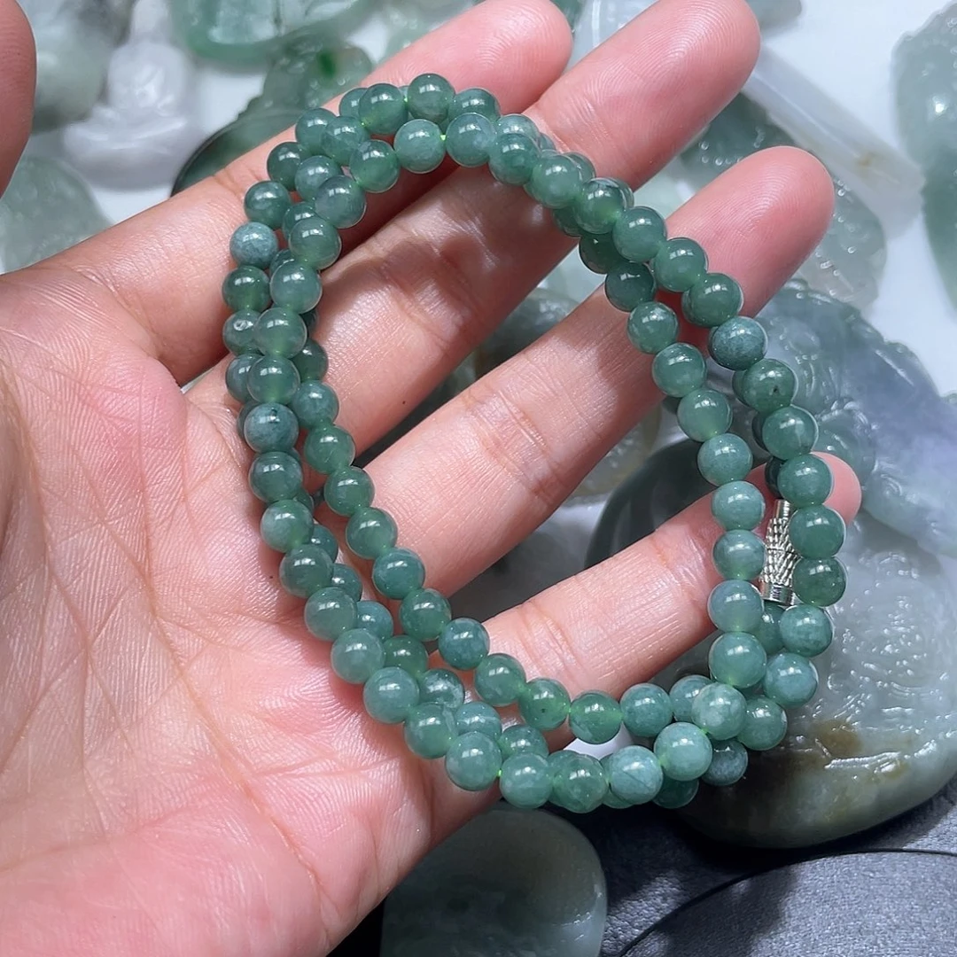 颈饰未镶嵌翡翠不
