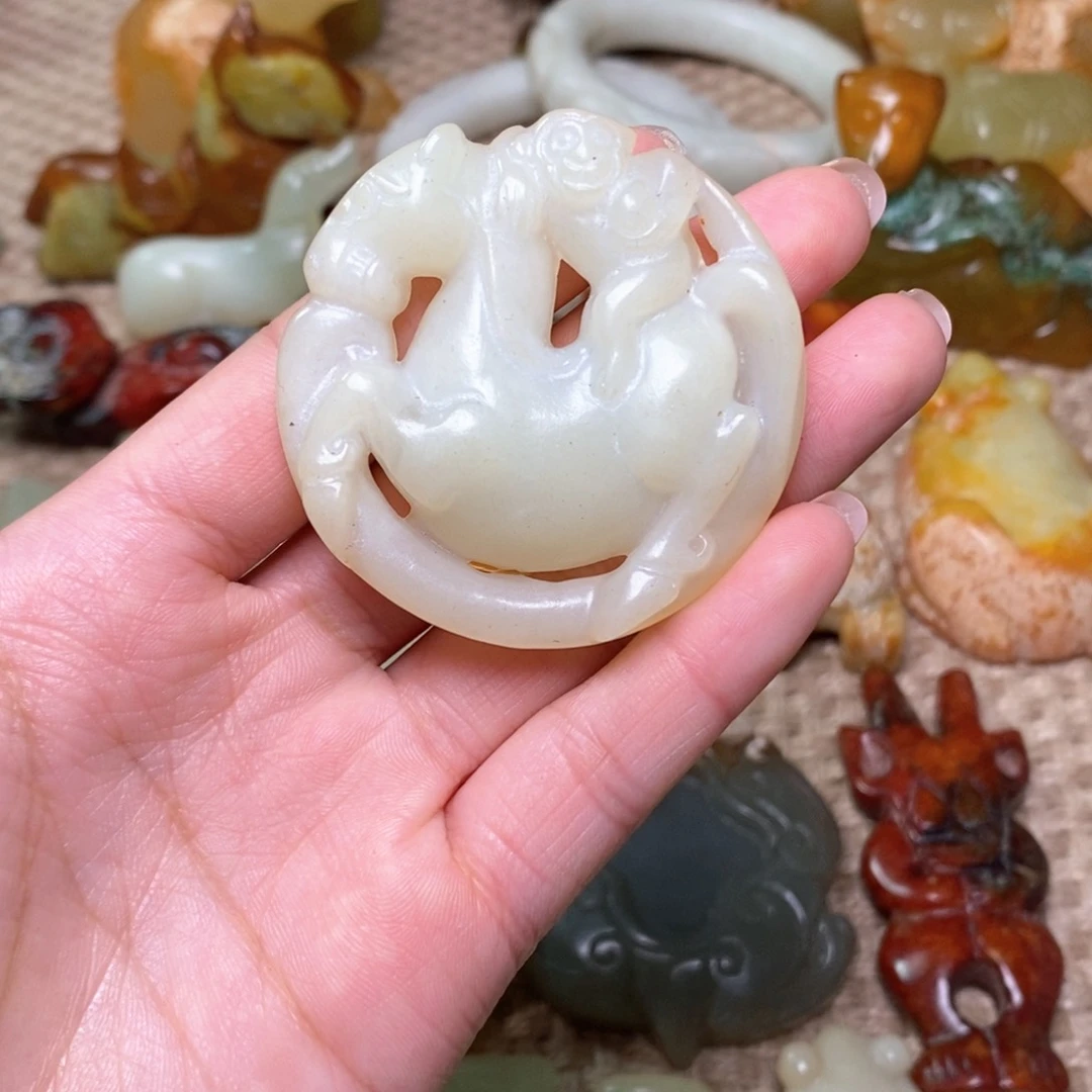 白玉菩提吊坠白玉菩提白玉菩提摆件