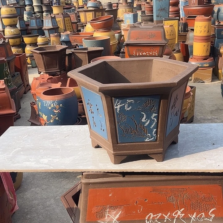 紫砂紫砂花盆是指利用