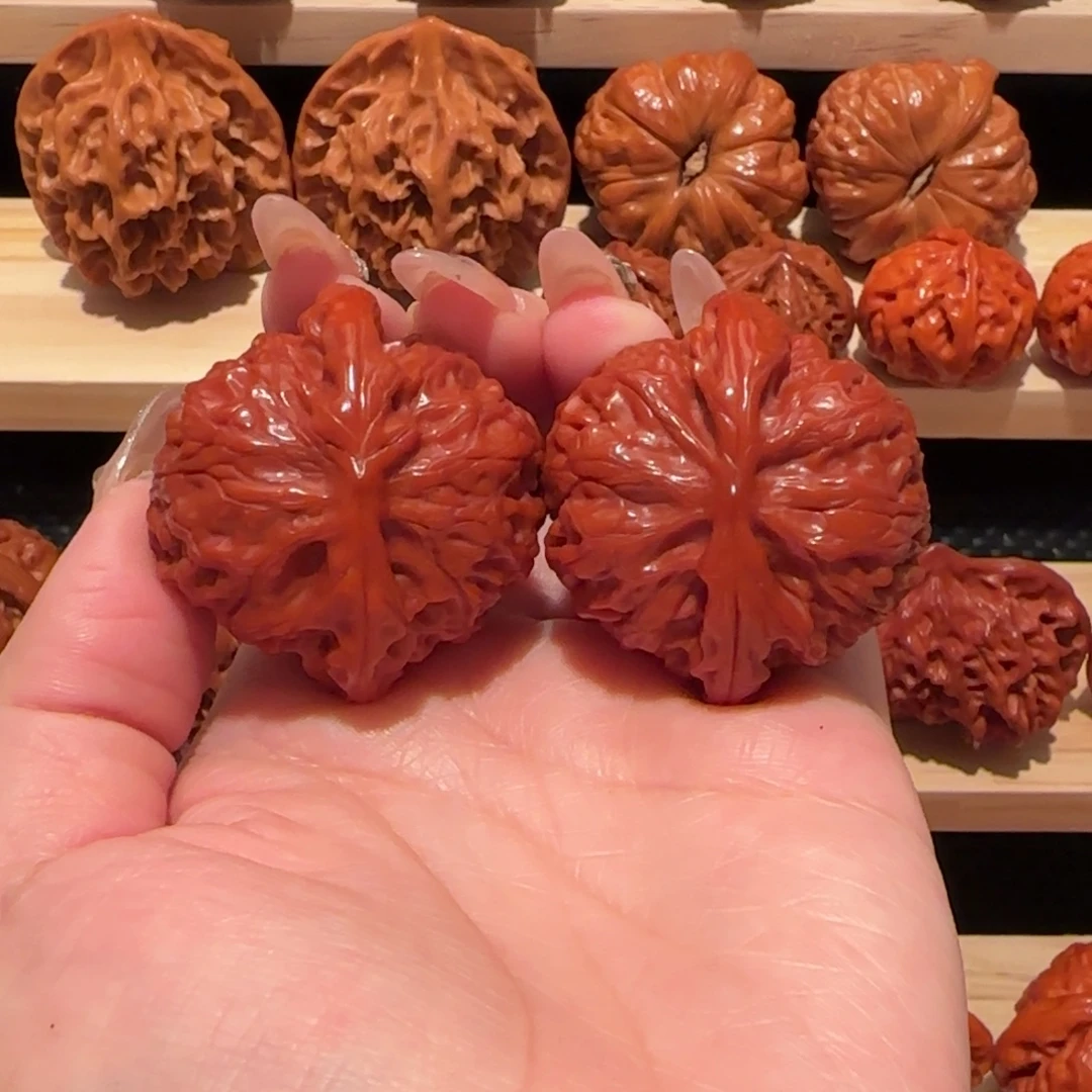 文玩核桃吊坠玉化宫灯41精品2678