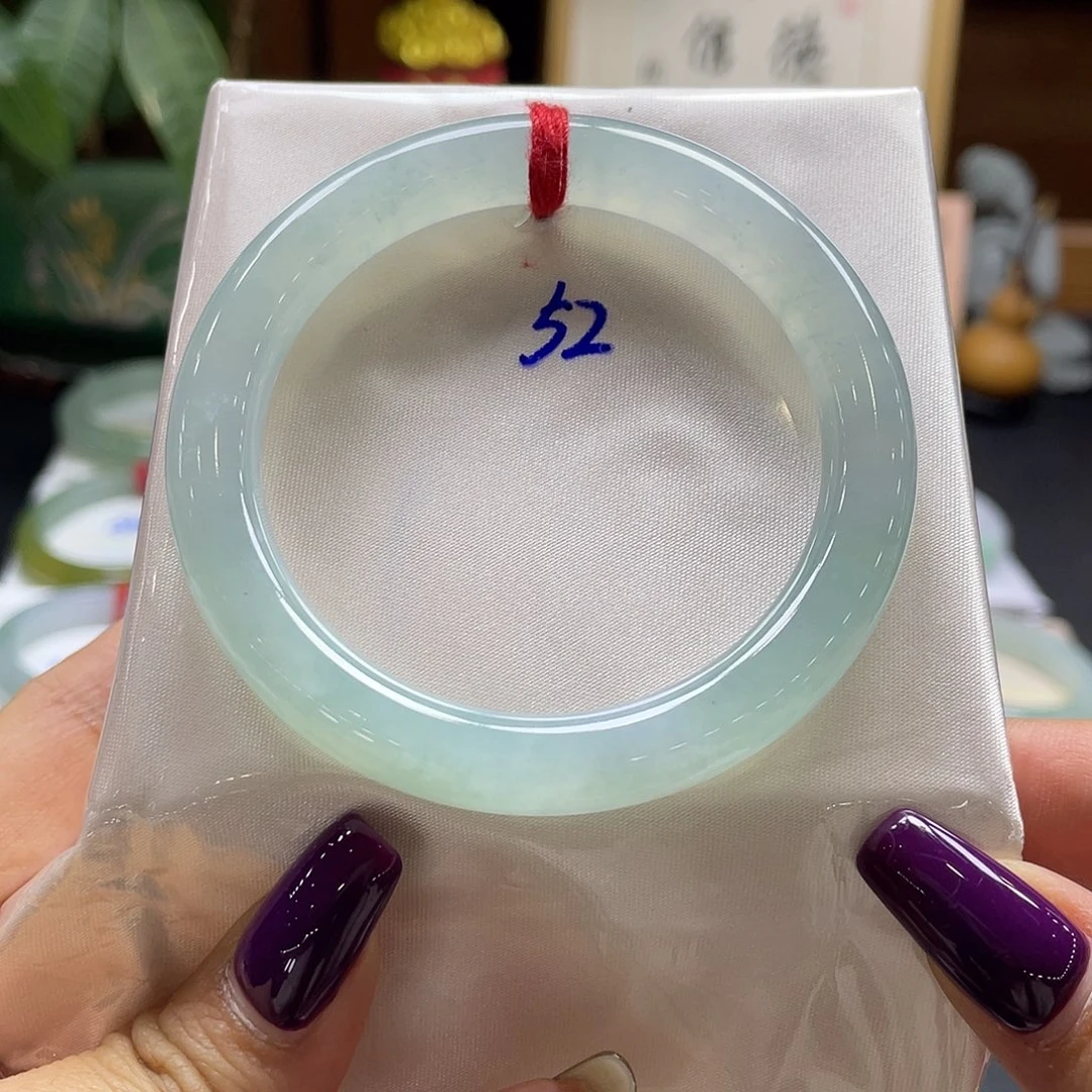 翡翠未镶嵌手镯39 号链接