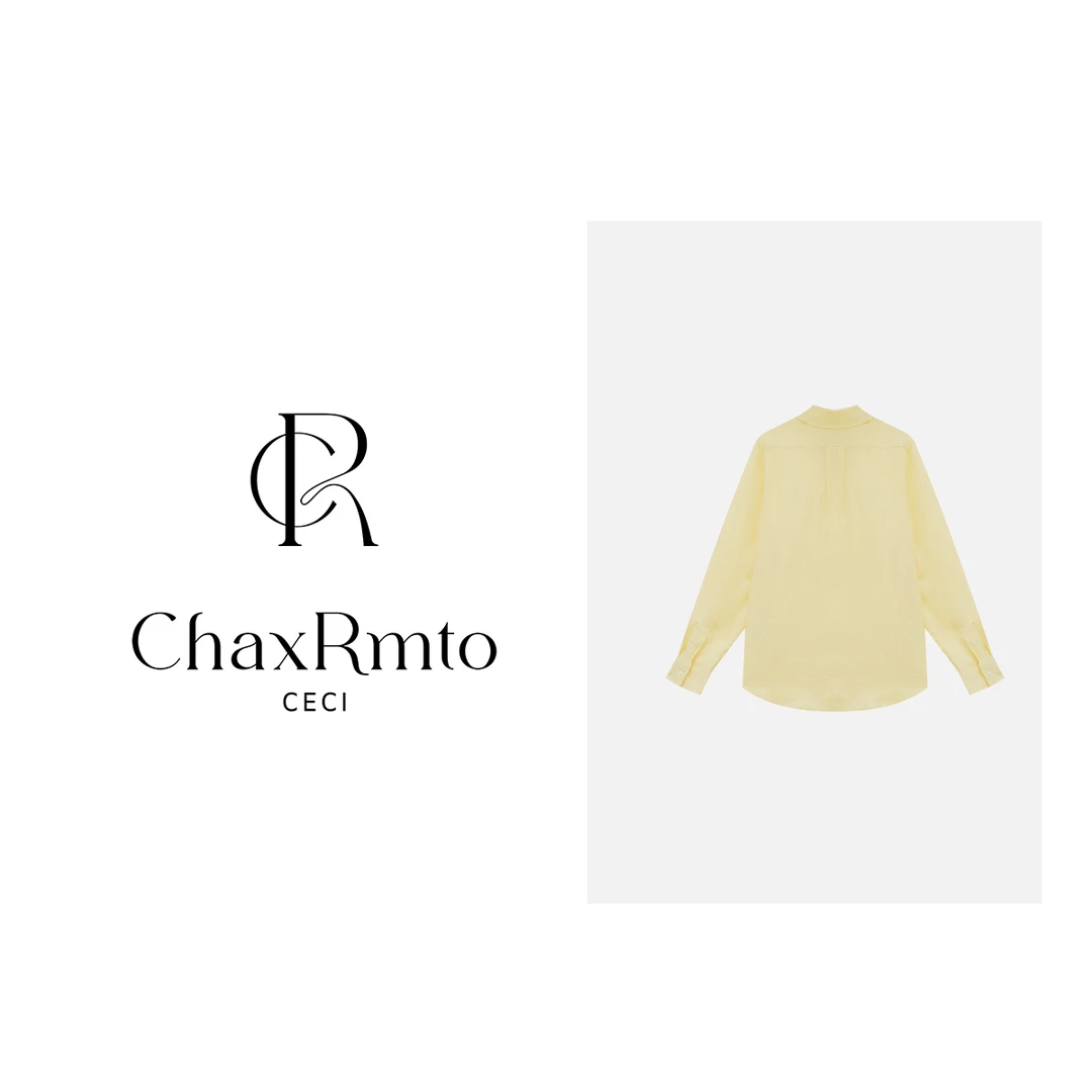 ChaxRmto 春夏款欧若风长袖衬衫内搭衬衣休闲通勤上衣 SD1A0847