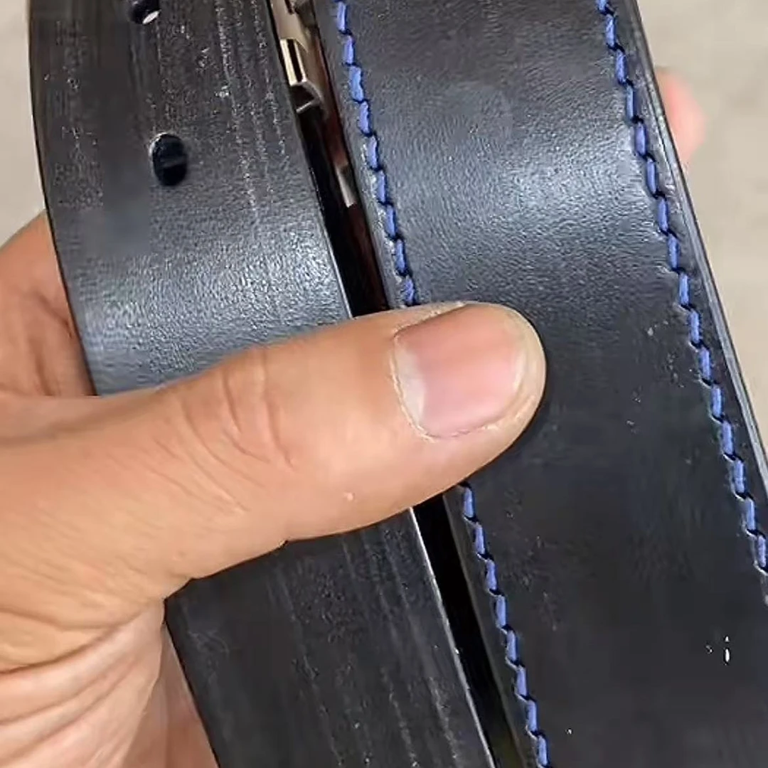 皮带手工缝线链接