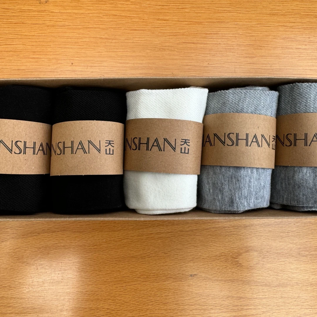 天山棉袜2025春秋休闲纯色ins吸汗春夏薄款袜子百搭运动袜女士