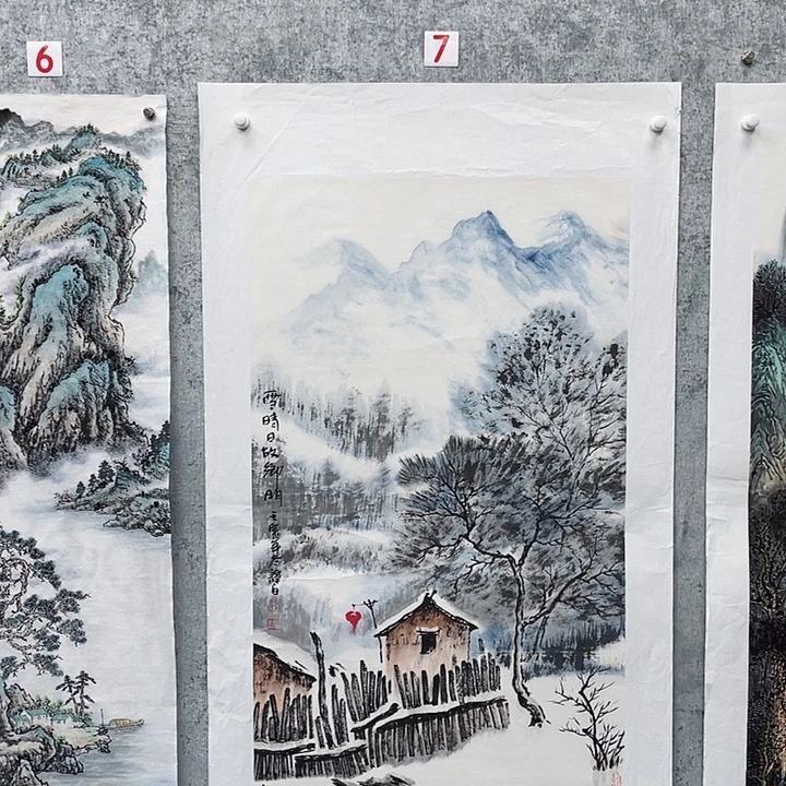 国画我***@绘画作品谭白画芯