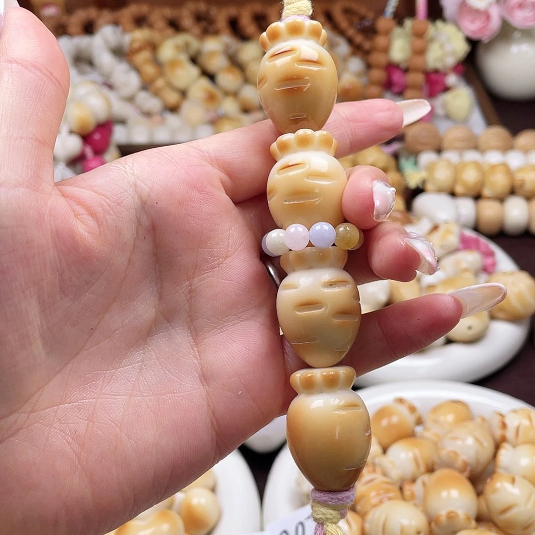 吊坠白玉菩提一串成品c
