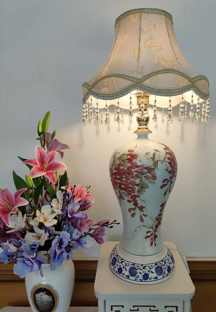 中式风艺术手工台灯(单个)