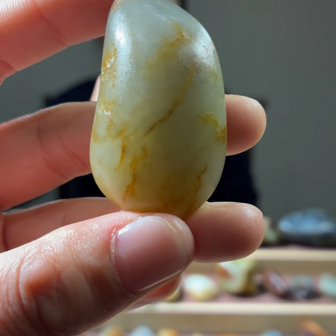 和田玉未镶嵌挂件41g