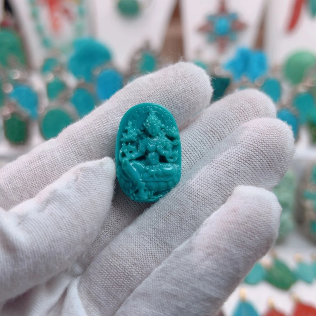 绿松石颈饰未镶嵌^****巫
