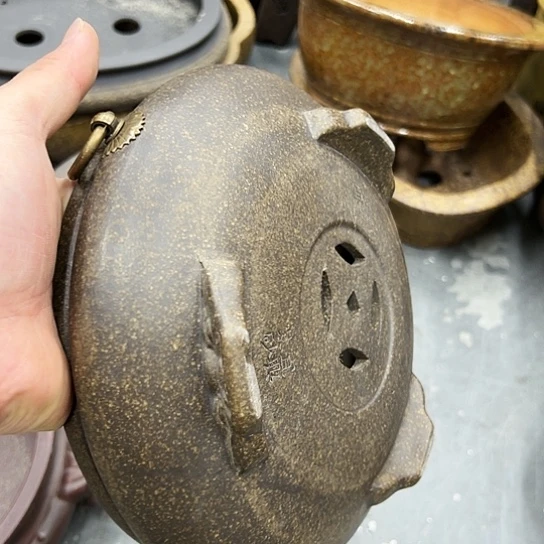 紫砂花盆漂亮漂亮