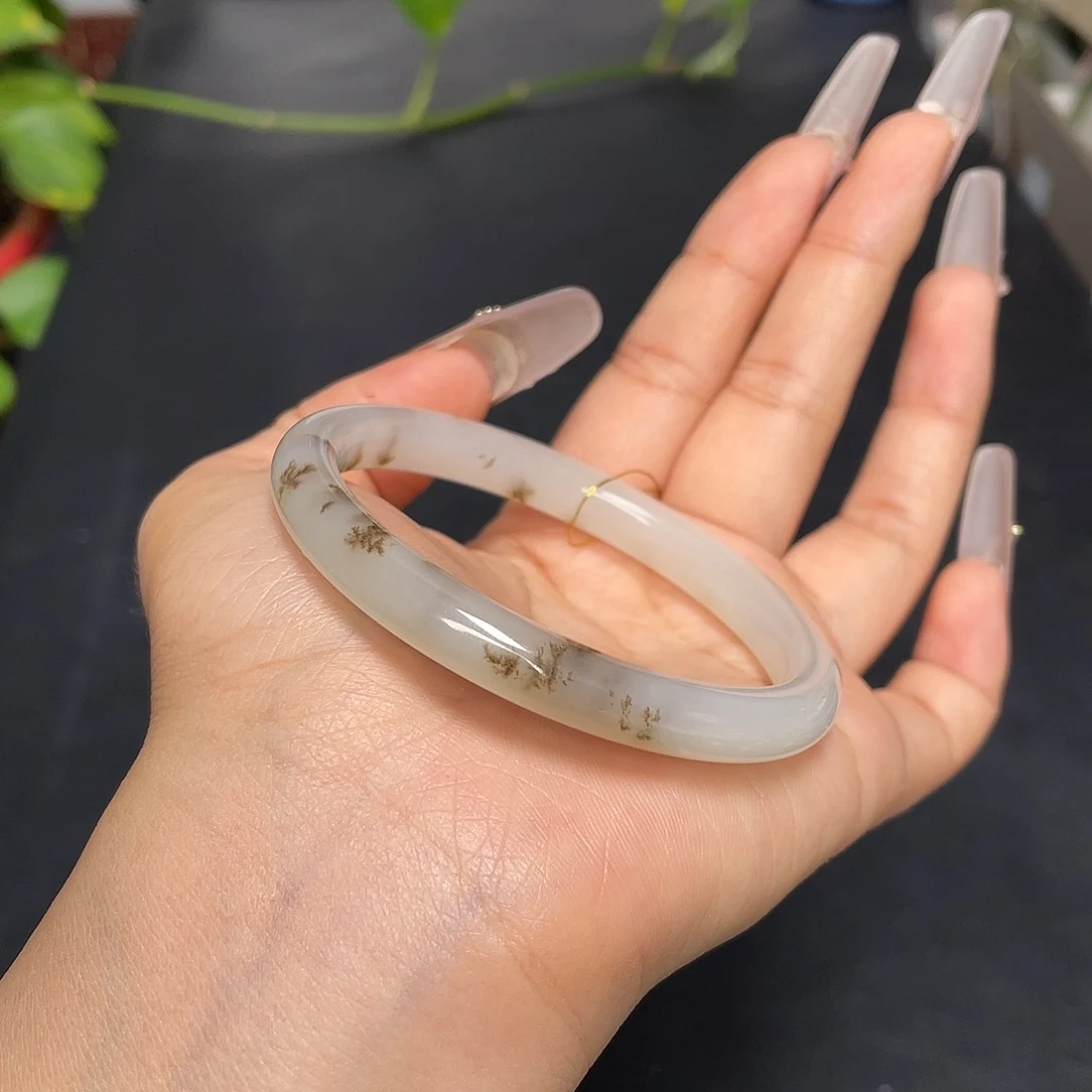 和田玉未镶嵌手镯55