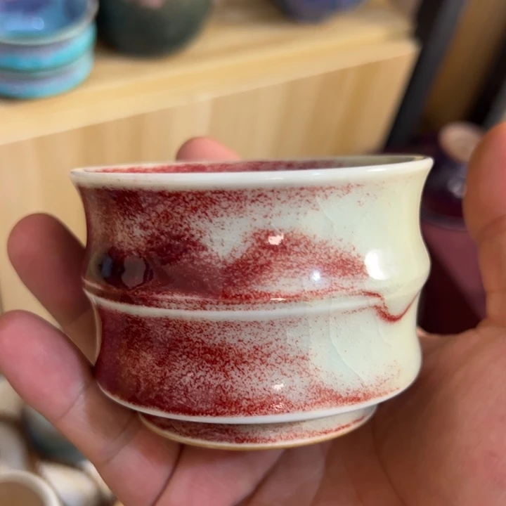 摆件神垕钧瓷原矿高温