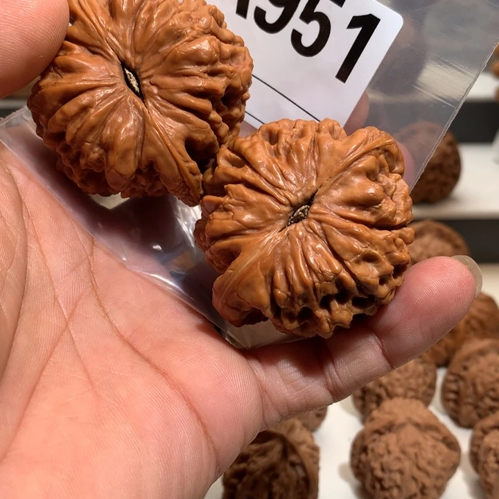 桃核把件友***穷文玩核桃龙鼎53左右