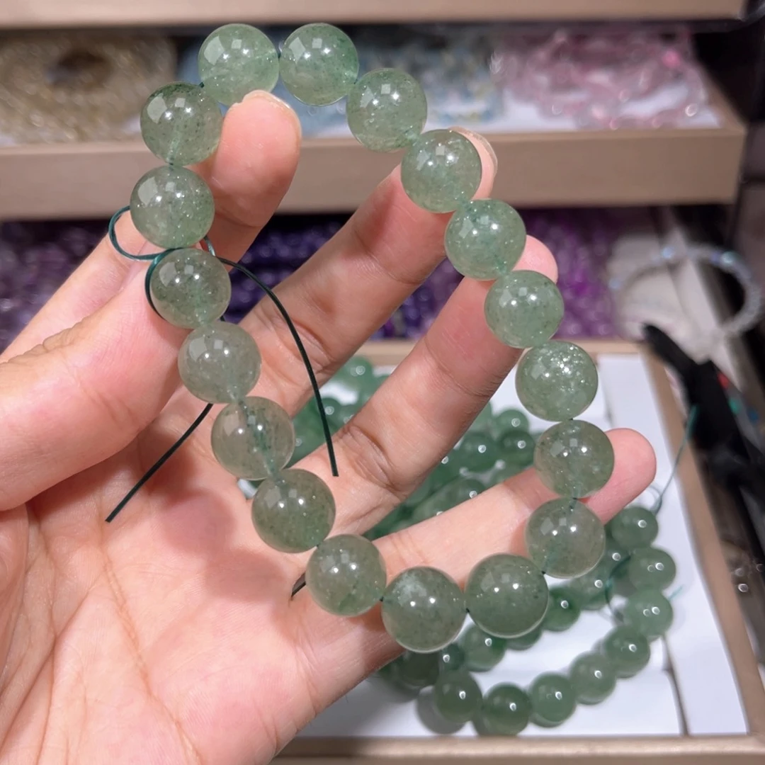 水晶手链未镶嵌绿草莓014