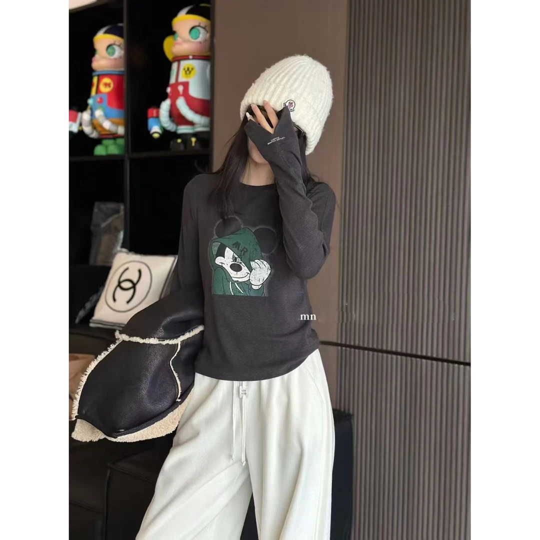 卡通款印花欧货长袖T恤