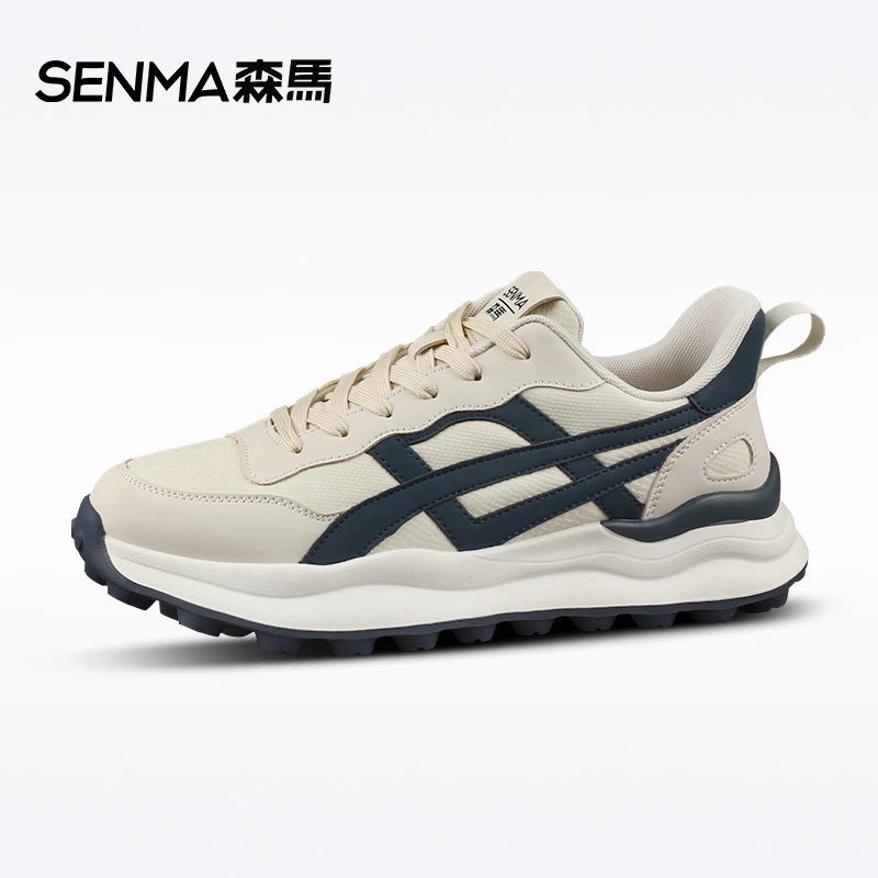 SENMA/森马春夏季男士时尚休闲百搭舒适厚底板鞋日常跑步约会潮鞋