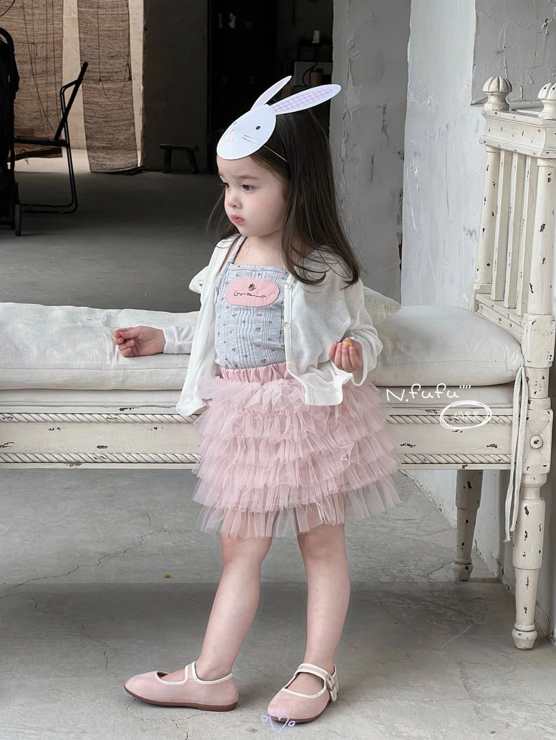 奶芙芙吊带套装