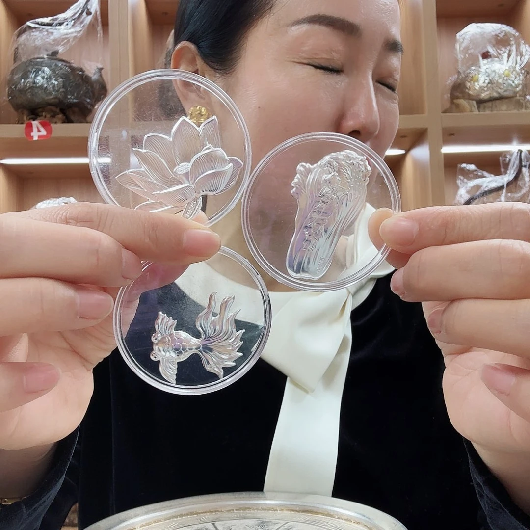 盖碗银荷花鱼白菜足银