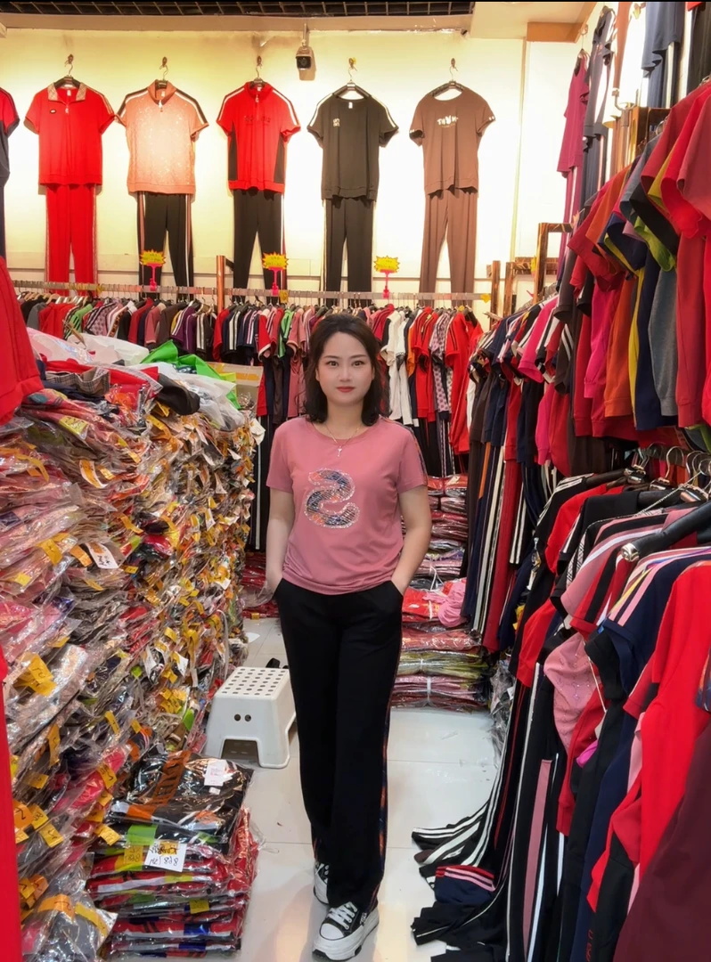 8002圆领短裤长裤套装休闲运动