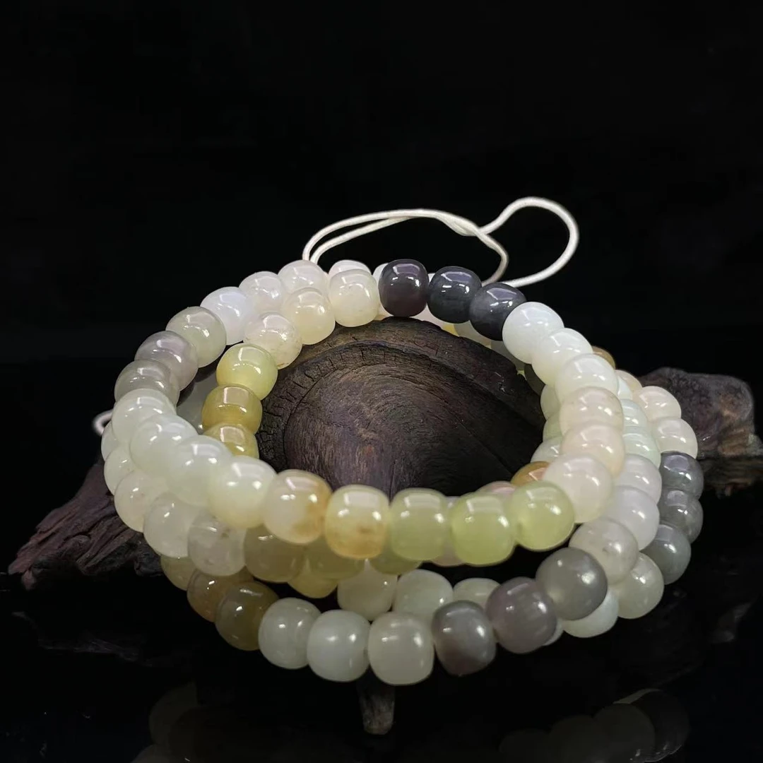 A846 和田玉珠链 YJ431800