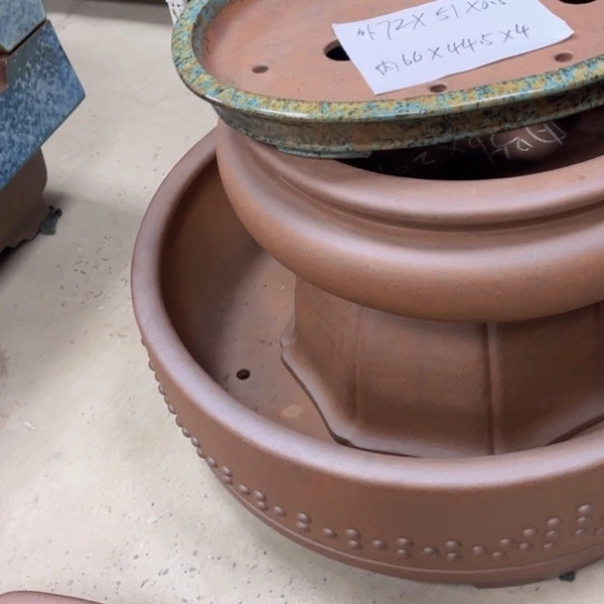 紫砂花盆青*院王兵紫砂还原h p