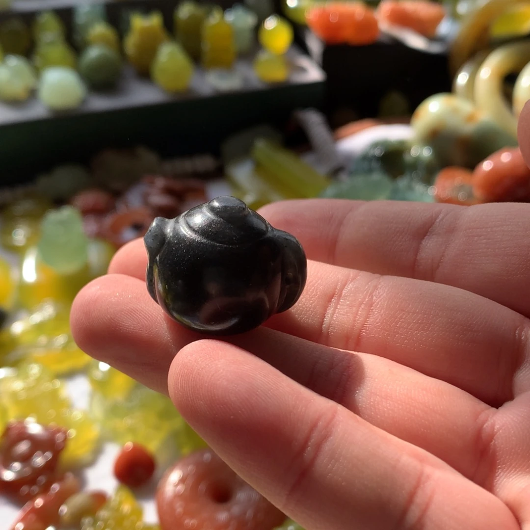 岫玉吊坠未镶嵌W*把把壶