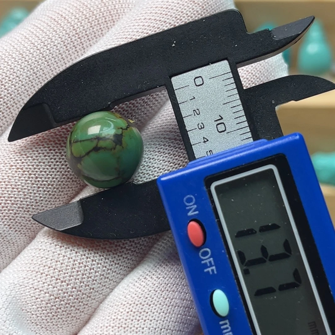 绿松石未镶嵌圆珠