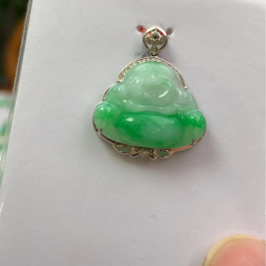 【闪购商品】翡翠颈饰18K金镶嵌翡翠