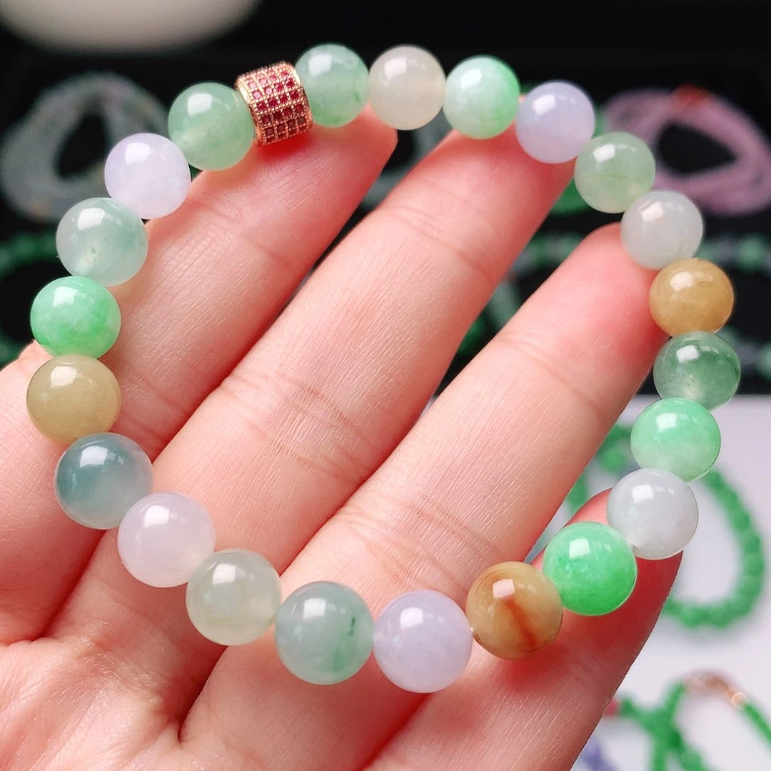 未镶嵌手链翡翠翡翠