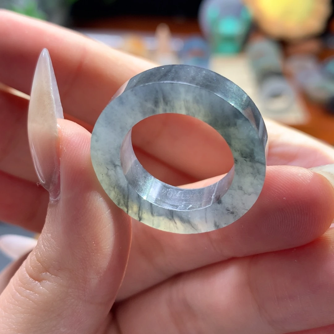 定制翡翠未镶嵌烟雨乌鸡 16-20