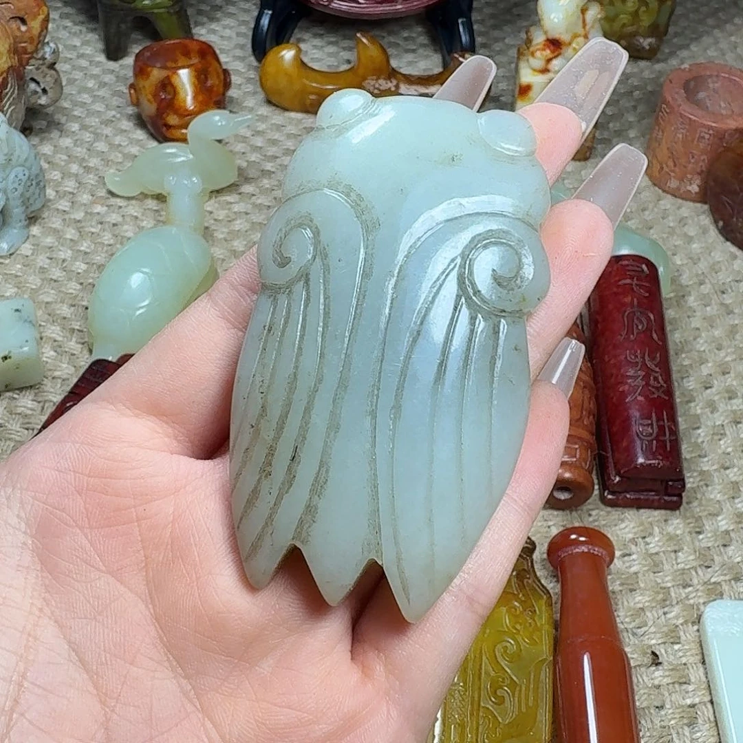 白玉菩提吊坠挂件
