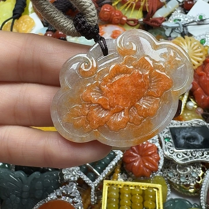 翡翠未镶嵌项链翡翠