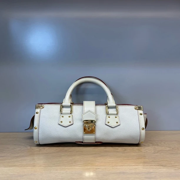 95新 LouisVuitton/路易威登 苏哈里白金巴比龙手提包