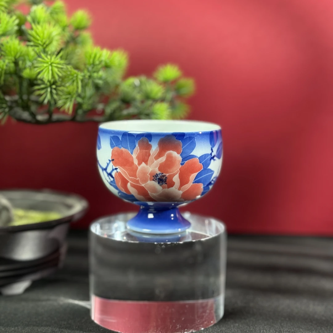 觅纤 牡丹高足杯-80毫升 MQ72